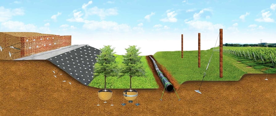 Kde se dají zemní kotvy využít?